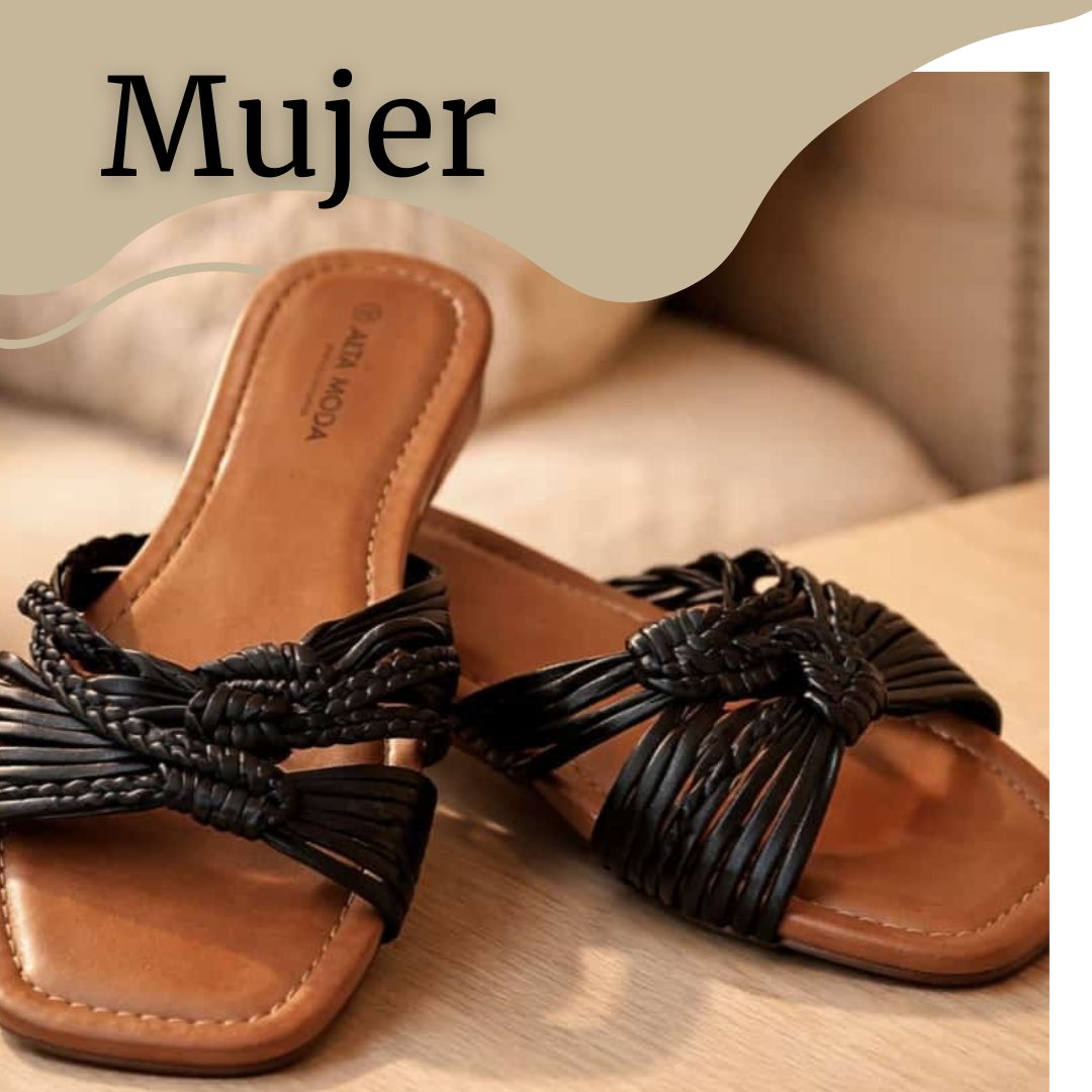 Sandalias elegantes trenzadas