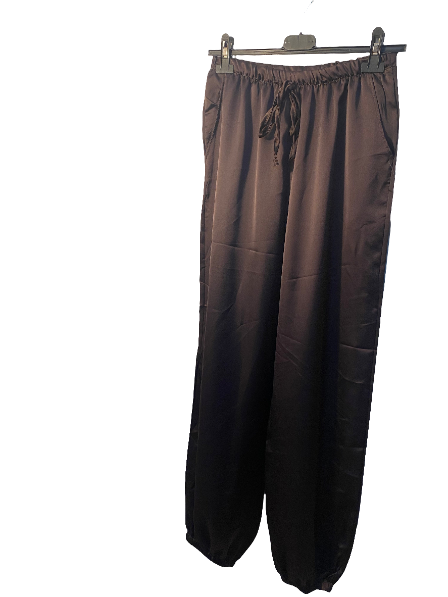 Pantalones satinados
