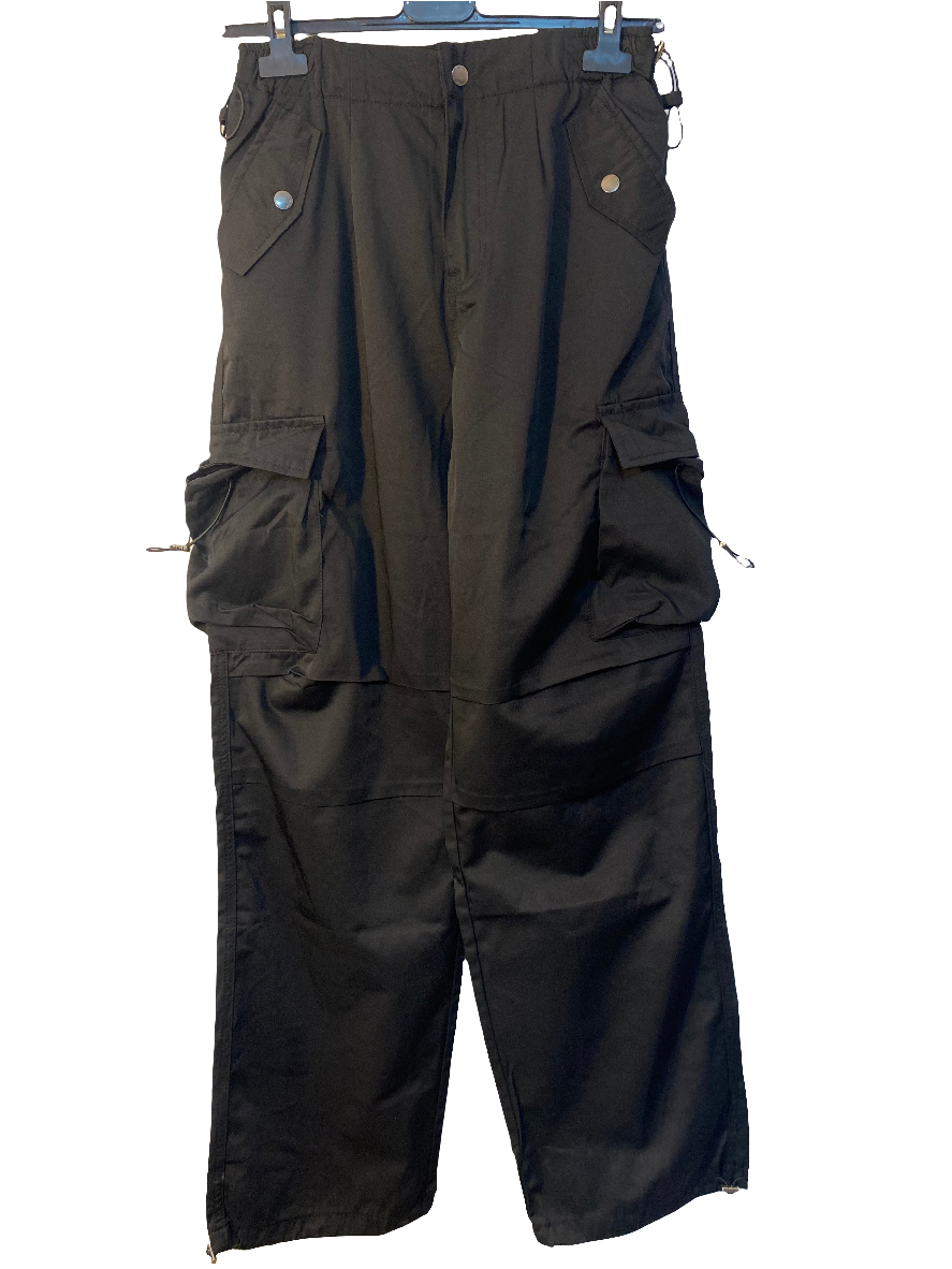 Pantalones cargo negro