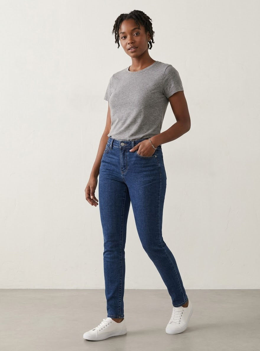 Pantalón faja reductor  en azul marino