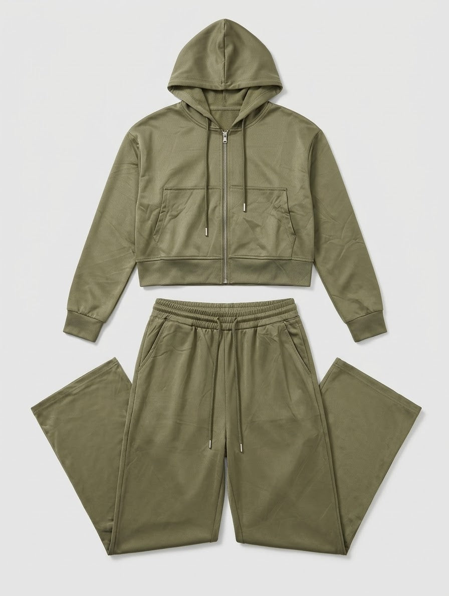 Set Deportivo Urbano Verde Oliva