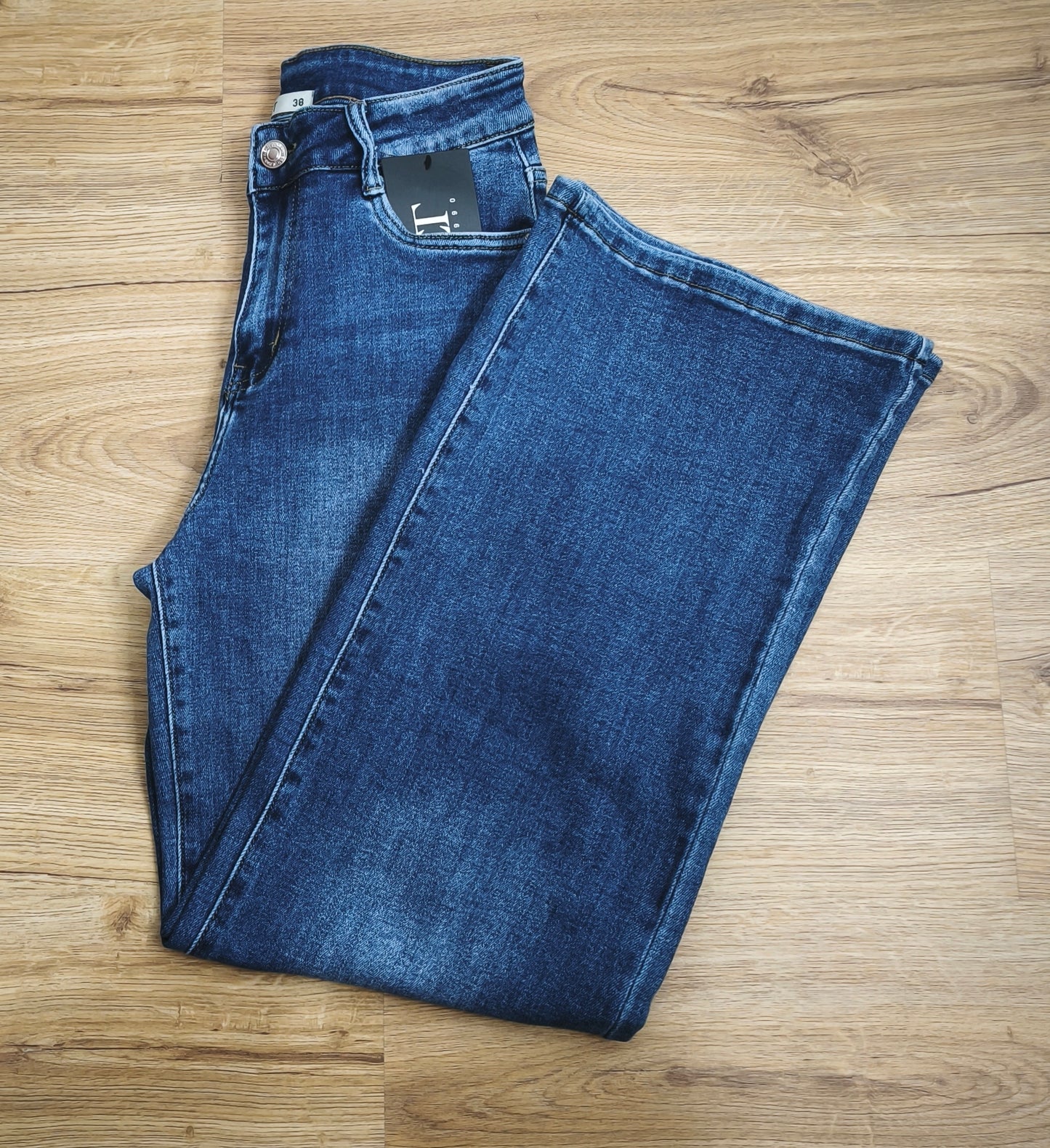 Jean Recto Azul Clásico Talla M - 38 | Corte que Estiliza