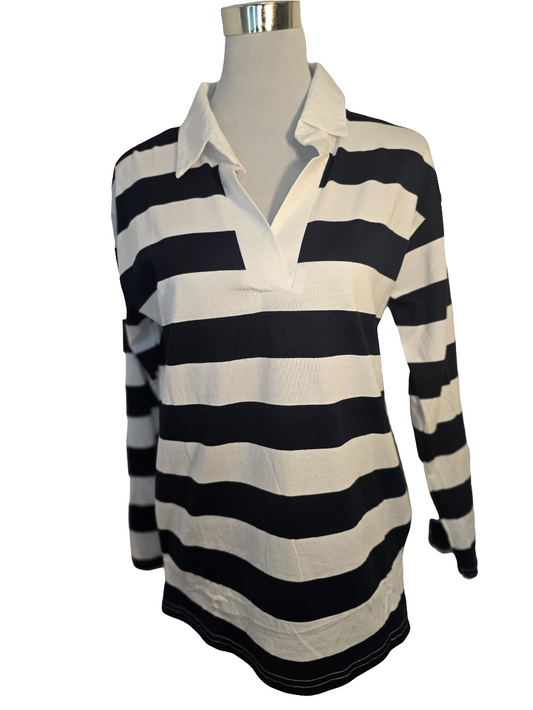 Playera/camiseta tipo polo estilo rugby