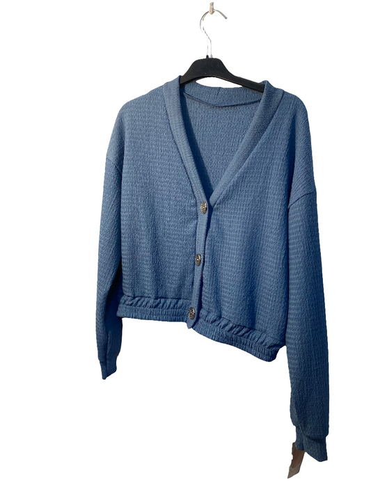 Conjunto otoño en color azul manga larga y pantalón largo